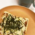 野比のびえ's cooksnap of when they made 納豆トースト♬*.+゜.