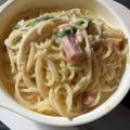 菜鳳子's cooksnap of when they made ワンパン！全卵！牛乳！簡単カルボナーラ.