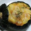 cookykyk's cooksnap of when they made 15分！坊ちゃんかぼちゃの豆腐入グラタン.