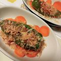 ひろみつばち's cooksnap of when they made 丸ごと焼きピーマン♪一番美味しい食べ方♡.
