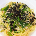 ジュンぺさん's cooksnap of when they made 小松菜としらすの和風スパゲッティ.