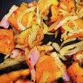 ほにゃ！'s cooksnap of when they made 南瓜のベーコン炒め.