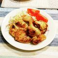 nana_tenjo's cooksnap of when they made 簡単☆鶏胸肉の揚げないオイスター唐揚げ。.