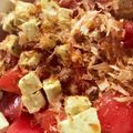 MULA's cooksnap of when they made トマトとクリームチーズのおかか醤油和え.
