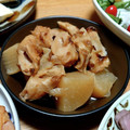 チコリママ's cooksnap of when they made 私の大根と竹輪の煮物【覚書】.