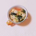 まあまま☆0403's cooksnap of when they made わかめと高野豆腐のかきたまスープ.