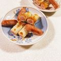 みぽぽ37's cooksnap of when they made ソーセージとギョニソとチクワのマヨ炒め.