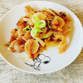 さくらん餅's cooksnap of when they made 豚ロース肉と玉葱の焼肉のタレマヨ炒め.