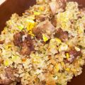 あい♪らんど's cooksnap of when they made あまった唐揚げで中華おこわ味チャーハン⁉.