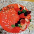 フライングママ's cooksnap of when they made いちごムースケーキ.
