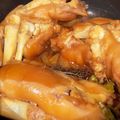 Mickey♪'s cooksnap of when they made 圧力鍋にお任せ　豚足と豚の角煮　黒酢入り.