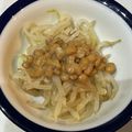 Tomotabi's cooksnap of when they made 納豆もやし.