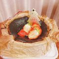 yayorita's cooksnap of when they made ピスタチオバスクチーズケーキ.