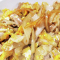 あっひーさん's cooksnap of when they made すき焼きのタレで簡単！豚バラ肉の卵とじ.