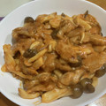 chaiko５'s cooksnap of when they made ■豚ひれ肉ときのこのオーロラソース炒め■.