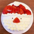 しなさと's cooksnap of when they made サンタクリスマスケーキ.