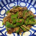 にこふわわ's cooksnap of when they made 早い！サバ味噌煮缶とピーマンの炒り煮.
