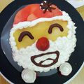 桜空星's cooksnap of when they made クリスマス♪りんごでサンタクロース♪.