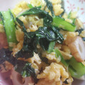 味菜の花's cooksnap of when they made お弁当の1品に～竹輪と小松菜の炒り卵.