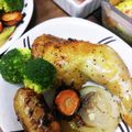 そらてんママ's cooksnap of when they made クリスマスディナー☆簡単ローストチキン♪.