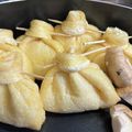 asakotani's cooksnap of when they made 餅巾着★口から具が出ない！.