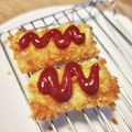 ゆうひろまいママ's cooksnap of when they made ライスペーパーで＊チーズハットグ風.