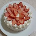 クック510UC9☆'s cooksnap of when they made デコレーション★苺のショートケーキ.