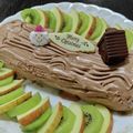 ☆mi☆hi☆sa☆'s cooksnap of when they made クリスマスケーキ★簡単ブッシュドノエル.