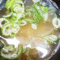 mary35's cooksnap of when they made さば缶(水煮)の汁で！つみれ汁風お吸い物.