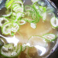 mary35's cooksnap of when they made さば缶(水煮)の汁で！つみれ汁風お吸い物.