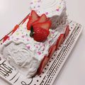 ayamihaママ's cooksnap of when they made クリスマスケーキ★白いブッシュドノエル.