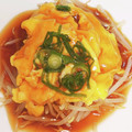 なめこおろし's cooksnap of when they made 節約♡もやしとたまごの中華あんかけ.