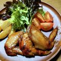 beabea1113's cooksnap of when they made 手羽先でローストチキン♫(オーブン焼き).