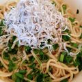 yumelon88's cooksnap of when they made ☆祝10❢釜揚げしらすとたらこスパ☆.