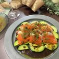 ぴこするふぁーと's cooksnap of when they made クリスマスに♪ホタテとサーモンの前菜.