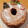 ことわかハムりん's cooksnap of when they made チョコシフォンのブッシュドノエル♪.