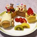 クックTCEMEV☆'s cooksnap of when they made １歳児　クリスマストレインケーキ.