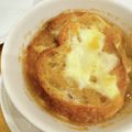 mimoarx's cooksnap of when they made お家で簡単♡本格！オニオングラタンスープ.