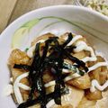 マリンＫ's cooksnap of when they made 【パリパリ感が最高！】てりやきチキン丼☆.