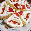 たはぴのかか's cooksnap of when they made クリスマスにぴったり☆サンタケーキ.