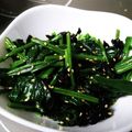 あじゅなつママ's cooksnap of when they made ほうれん草のごま油炒め☆お弁当にも♪.