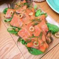 ドラエミ's cooksnap of when they made サーモンカルパッチョバルサミコ風味.