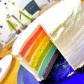 ＭIＤ's cooksnap of when they made レインボーケーキ(15cm型).