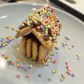 LIN★'s cooksnap of when they made クリスマスに！小さなお菓子の家　.