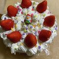 たいちゃんのお嫁さん's cooksnap of when they made ⁂クリスマス☆デコレーションケーキ⁂.