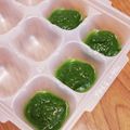 麻's cooksnap of when they made 離乳食初期▷小松菜のペースト！.