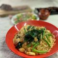 かっちゃん杉's cooksnap of when they made 小海老とほうれん草のペペロンチーノ.