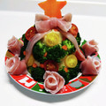 honoyou's cooksnap of when they made シーチキンポテサラのクリスマスツリー.
