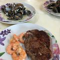 Ruriluru's cooksnap of when they made 海老のガーリックワイン蒸し.