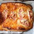 みるく茶's cooksnap of when they made 簡単★豪快ピザ★HBで～♪.